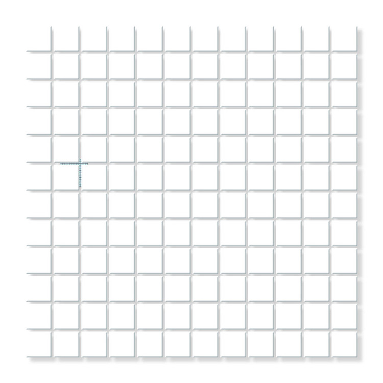 سرامیک استخری 2.5*2.5 CM-WHITE-1 البرز