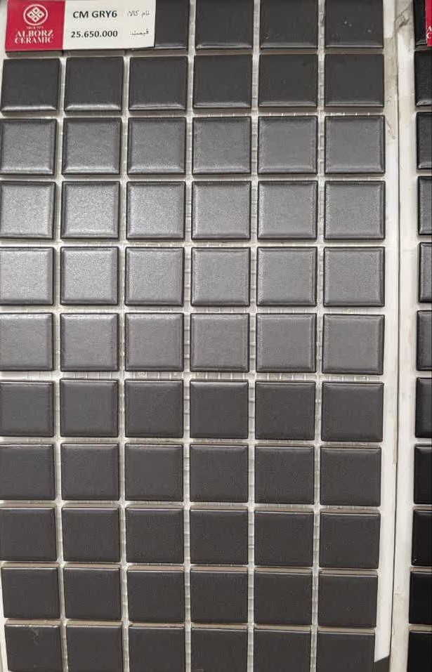 کاشی استخری CM GRY 6    2.5*2.5
